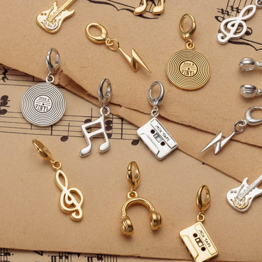 Silver Music Note Charm in with other  Lily Charmed music inspire charms