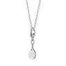 Silver Padel Racket Tennis Charm Necklace | Sports Pendant