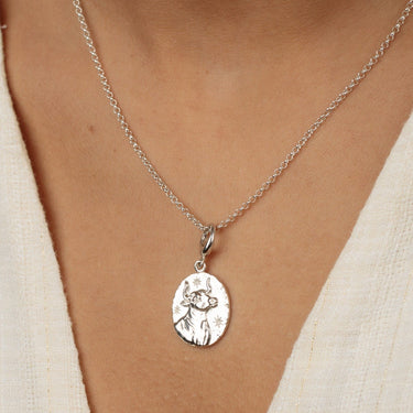 Silver Taurus Zodiac Necklace - Lily Charmed