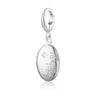 Silver Tiny Celestial Locket Charm Compatible with Pandora