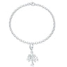 Silver Tree Charm Bracelet - Lily Charmed