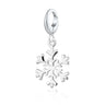 Silver Snowflake Charm | Winter & Christmas Charms by Lily Charmed