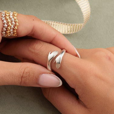 Silver Hug Ring