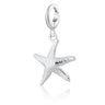 Silver Starfish Charm Pendant by Lily Charmed