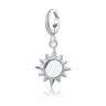 Silver Sunshine Charm for Charm Bracelet | Pandora Compatible Charm | Lily Charmed