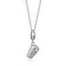 Silver Takeaway Coffee Cup Charm Necklace