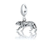 Silver Tiger Charm | Animal Charms | Lily Charmed