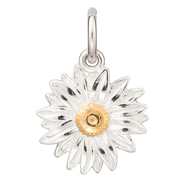 Silver Daisy Flower Charm - Lily Charmed