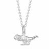 Silver T-Rex Dinosaur Charm Necklace | Lily Charmed