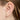 Silver August Birthstone Stud Earrings (Peridot) by Lily Charmed