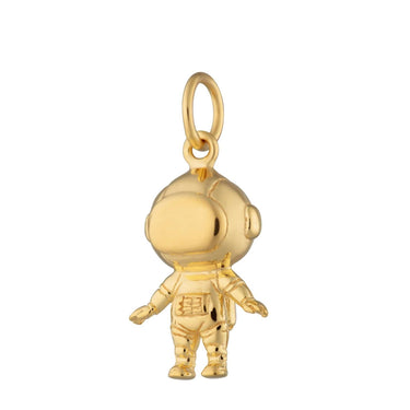 Gold Plated Astronaut Charm by Lily Charmed