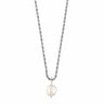 Silver Baroque Pearl Twisted Chain Necklace | Lily Charmed
