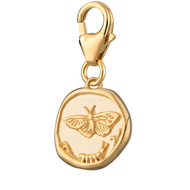 Gold Plated Manifest Change Charm | Manifest Charm Jewellery | Lily Charmed