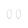 Silver Classic Mini Hoop Earrings by Lily Charmed