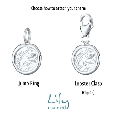 Silver Manifest Charm Bracelet - Lily Charmed