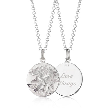 Silver Aquarius Zodiac Star Sign Necklace by Lily Charmed