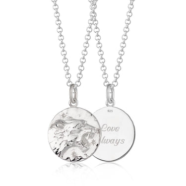 Silver Leo Zodiac Star Sign Necklace by Lily Charmed