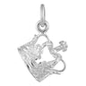 Silver Crown Charm | Silver Charms by Lily Charmed