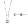 February Birthstone Jewellery Set (Amethyst) | Birthstone Jewellery | Lily Charmed