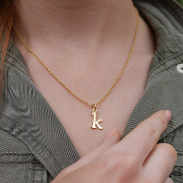 Gold Plated Alphabet Charm - Lily Charmed