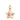 Gold Plated Pink Star Charm by Lily Charmed