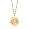 Personalised Gold Plated Cancer Zodiac Necklace - Lily Charmed