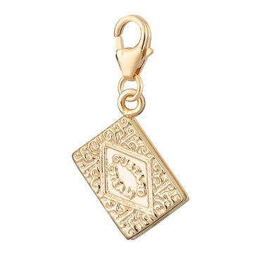 Gold Custard Cream Biscuit Charm | Biscuit Jewellery by Lily Charmed