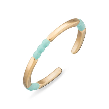 Gold Plated Colour Dot Stacking Ring by Lily Charmed