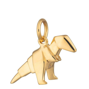 Gold Origami T-Rex by Lily Charmed