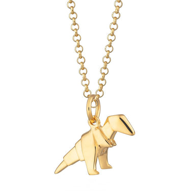 Origami T-Rex Necklace by Lily Charmed