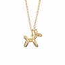 Gold Plated Balloon Dog Necklace | Lily Charmed