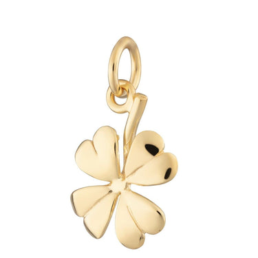 Gold Plated Four Leaf Clover Charm - Lily Charmed