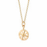 Gold Plated Compass Necklace - Lily Charmed