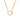 Gold Plated Heart Carabiner Curb Chain Necklace | Lily Charmed