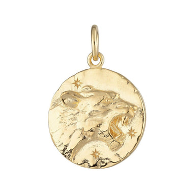 Gold Plated Leo Zodiac Charm - Lily Charmed