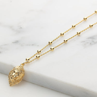 Personalised Gold Plated Satellite Chain Necklace by Lily Charmed