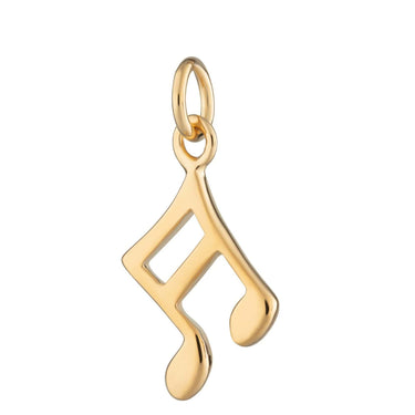 Gold Plated Music Note Charm by Lily Charmed
