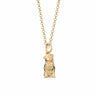 Gold Plated Pug Dog Necklace - Lily Charmed