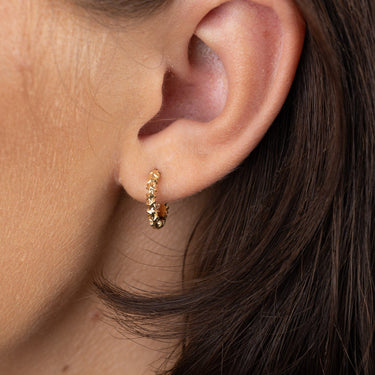 Star Cluster Hoop Stud Earrings by Lily Charmed