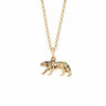 Gold Plated Tiger Animal Charm Necklace - Lily Charmed