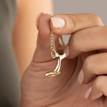 Gold Whale Necklace by Lily Charmed