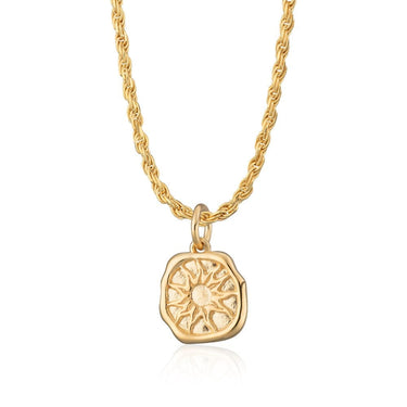 Gold Plated Manifest Energy Charm Necklace - Lily Charmed