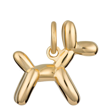 Gold Plated Balloon Dog Charm - Lily Charmed