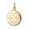 Gold Plated Rich Tea Biscuit Charm - Lily Charmed