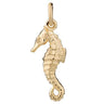Gold Plated Seahorse Charm - Lily Charmed