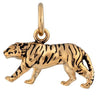 Gold Plated Tiger Charm - Lily Charmed