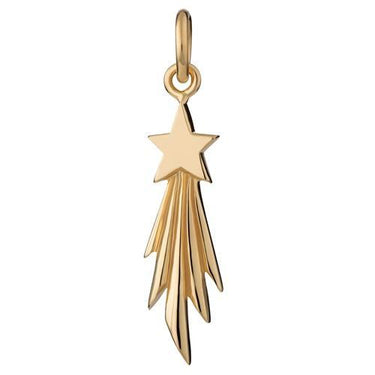 Gold Plated Shooting Star Charm - Lily Charmed