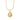 Gold Plated Howlite Positive Thought Healing Stone Necklace - Lily Charmed