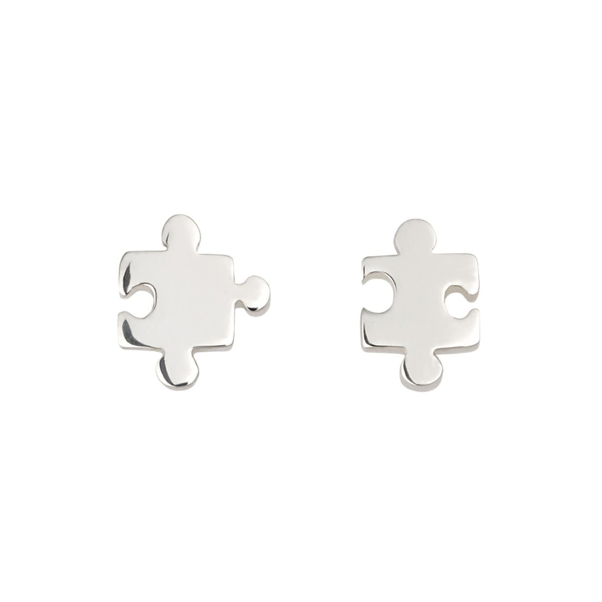 Jigsaw Stud Earrings