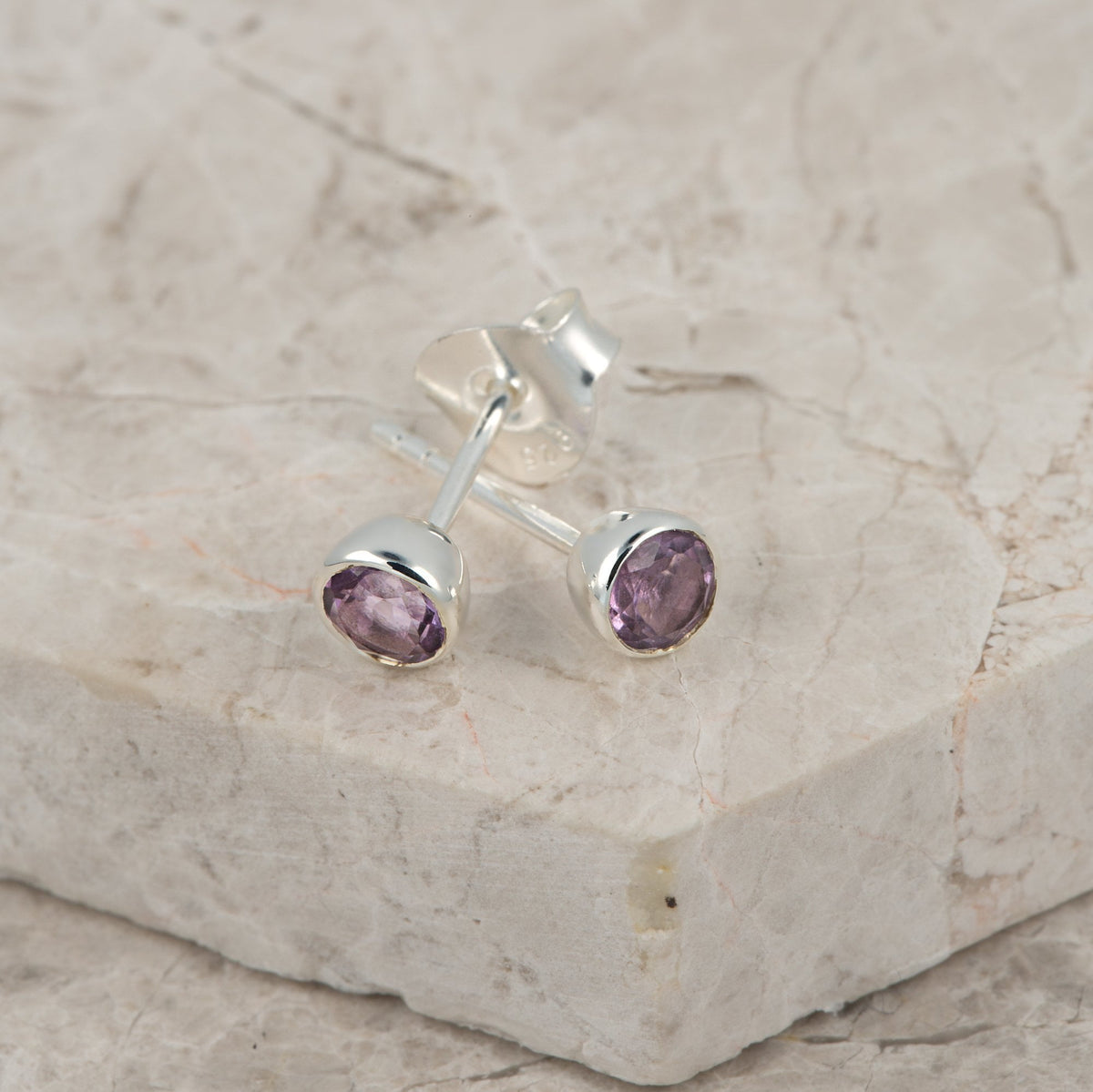 February Birthstone Earrings